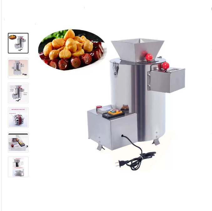 

Food Processing Equipment Commercial Automatic Chestnut Peeler Chestnut Sheller Electric Shelling Machine
