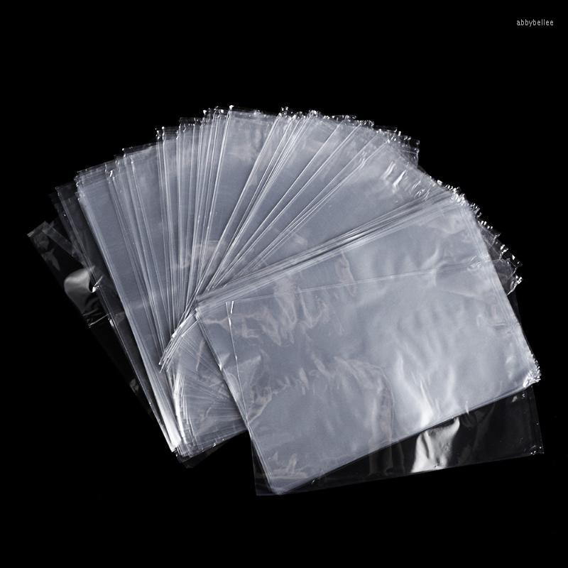 

Storage Bags 100pcs/pack PVC Shrink Wrap Heat Sealing Film Wrapping For Soap Book Bath Shoe Seal Baskets Packaging BagsStorage