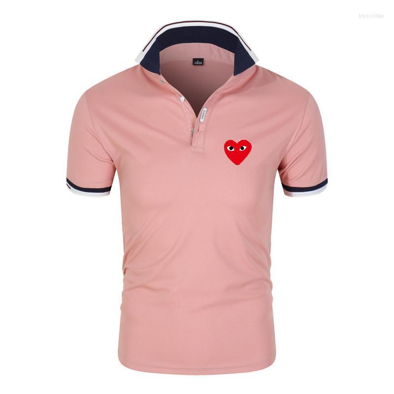 

Men's Polos Men's Shirt Casual Solid Color Lapel Cotton Blend Short Sleeve 2022 Formal Dress High-end Business -selling T-shirMen's Men'