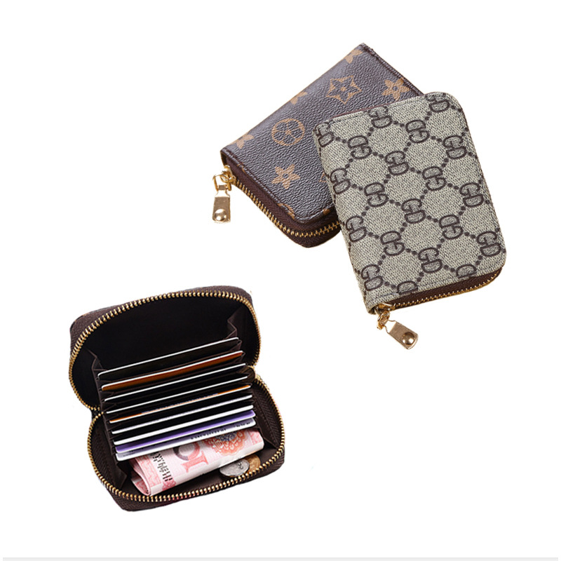 

Designer wallets classic high-quality women credit card holder bags fashion a variety of styles and colors available wholesale short wallet Purse, Customize