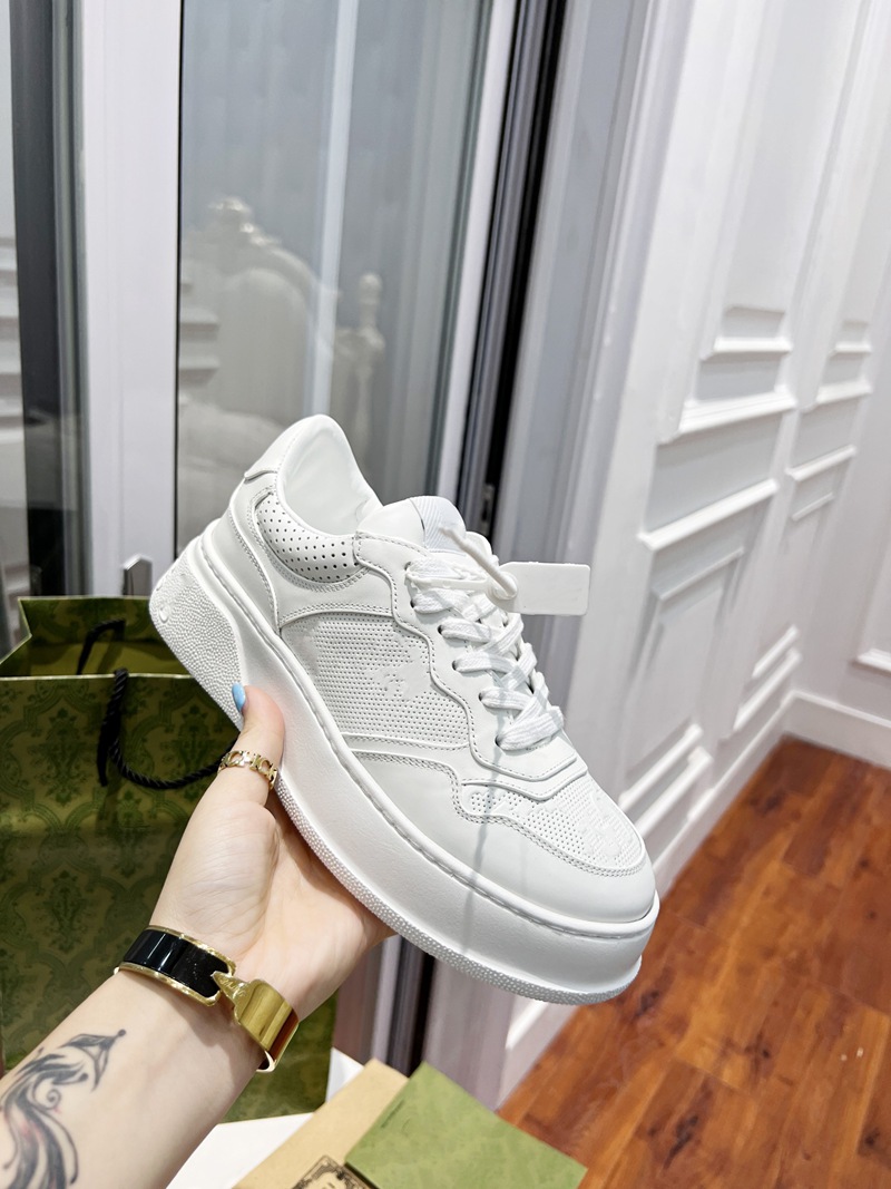 

2022 Fashion Ladies Designer Shoes Brown Sneakers Thick Sole High Quality Leather Luxury Men's Casual Shoes Outdoor Sneakers