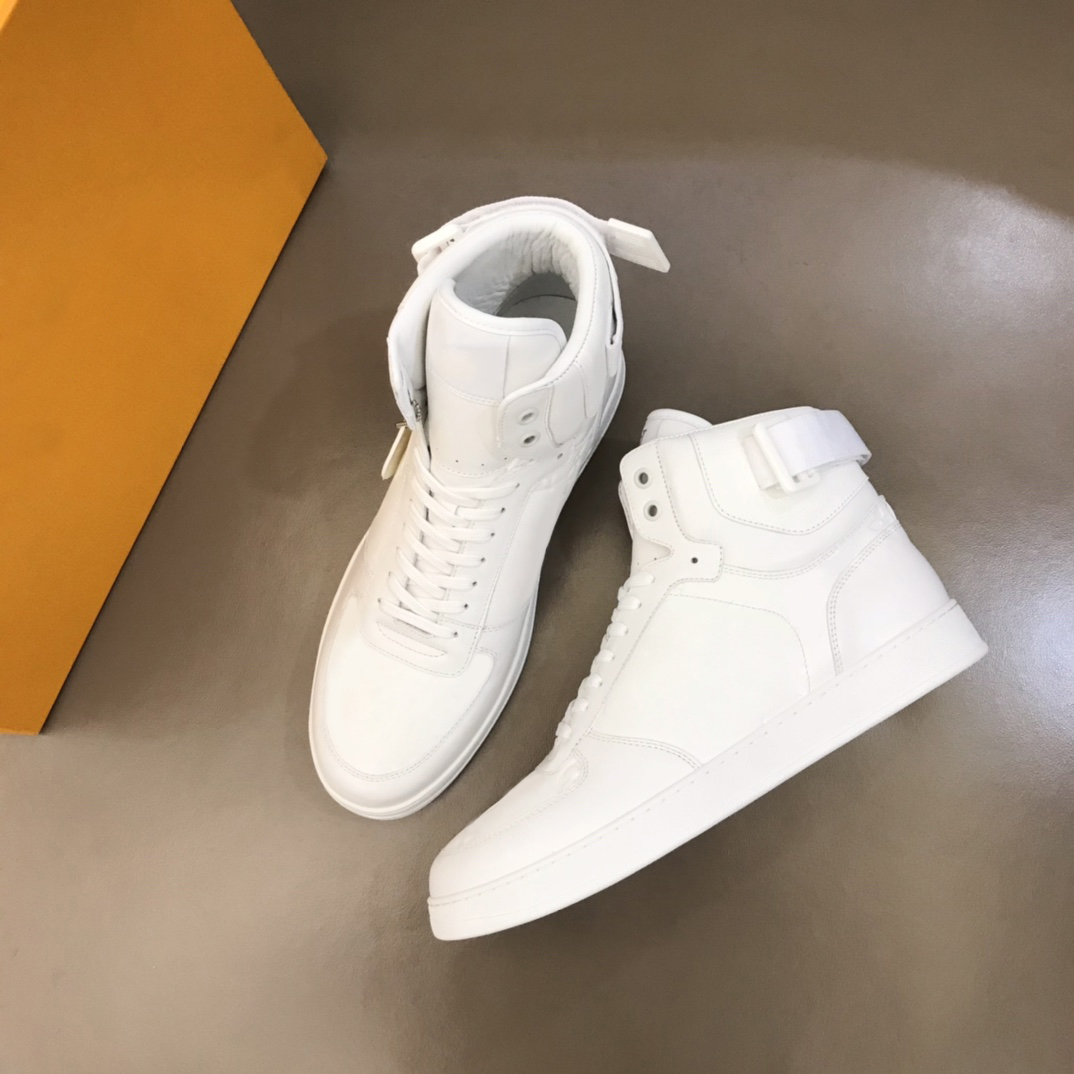 

Triple S men's shoes luxury brand shoe RIVOLI HIGH-TOP SPORTS BOOTS printed flat mens designer shoes trend, Photo color