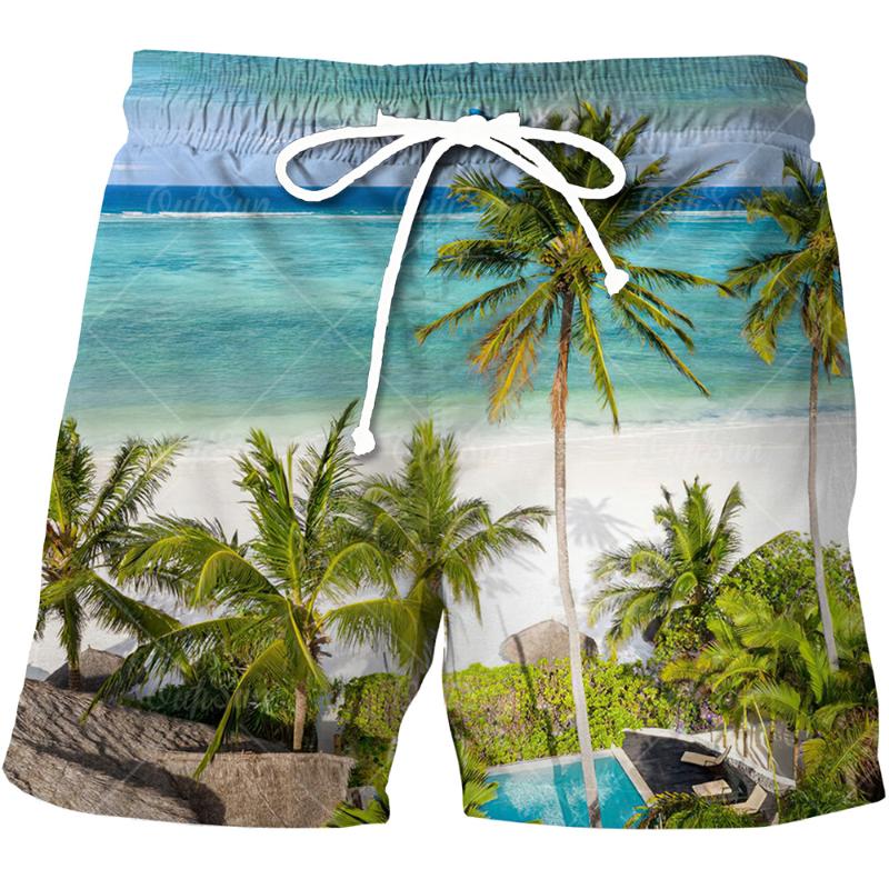 

Men's Shorts Summer Beachwear Style Hawaiian 3d Printed Beach Men Fashion Streetwear Board Sports Cool Short Pants 4xlMen's, Zl-1714-k