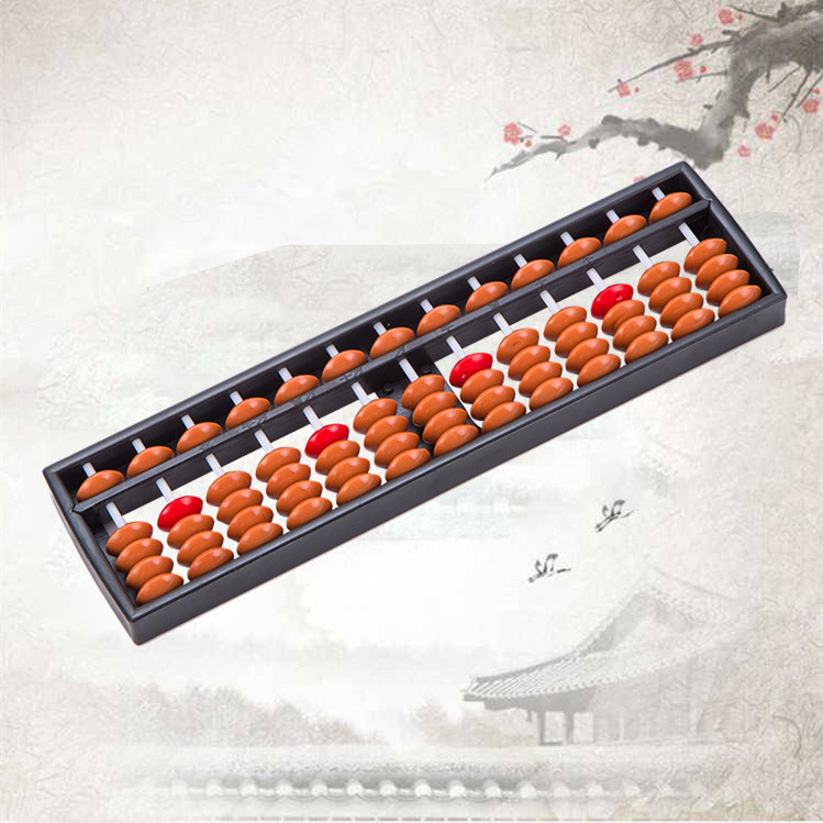

Chinese Traditional Educational Toys Math Toys 17 or 11 Digits Abacus Plastic Beads Kid School Learning Aids Tool brain develop