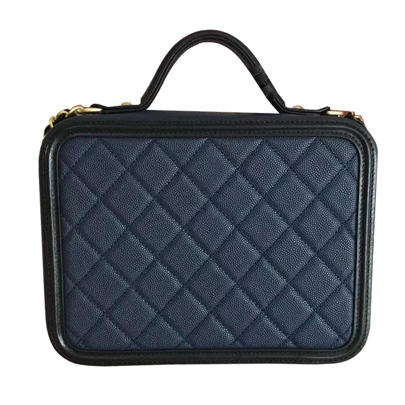 

7A Designer bag Vanity case Chain bag 93343 Shoulder Messenger Handbag Square Lattice Box bag Fashion Classic Women's Genuine Leather High Quality Luxury Custom made, Package