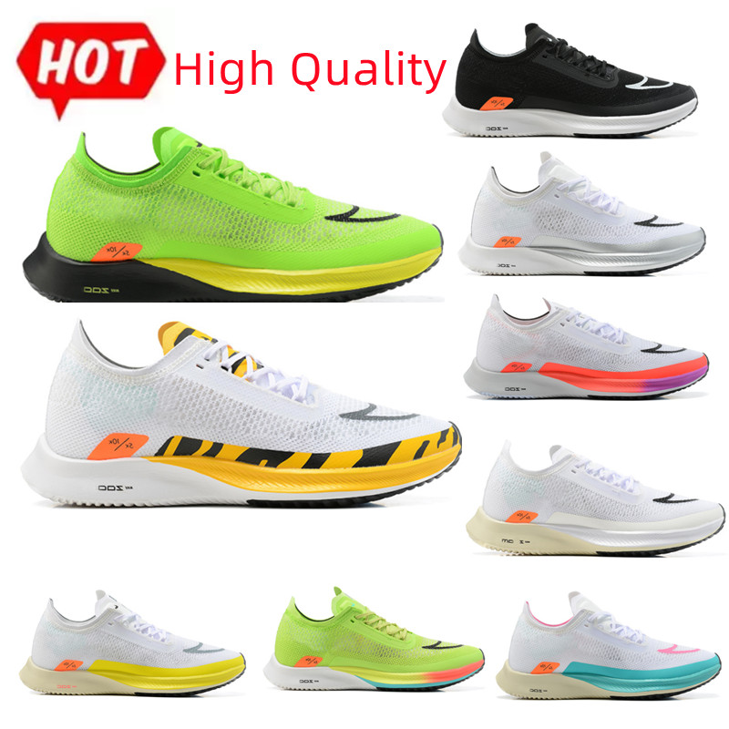 

2022 Superior Quality Release Streakfly Men Women Racer Running Shoes White Flash Crimson White Photon Dust Unisex Sport Trainer Sneakers Size:36-45, Box