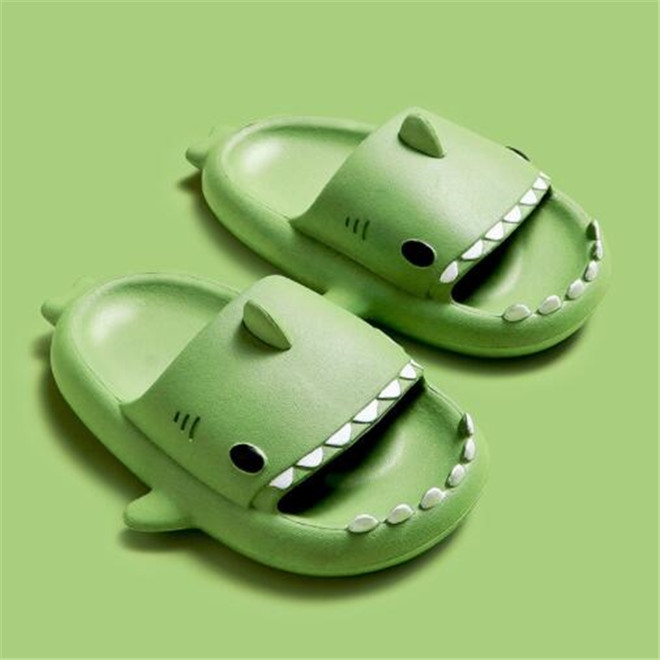

Cute Shark Sandals Children Slippers Summer Home Furnishing Slipper Kids Baby Non-slip Soft Bottom Beach Slides