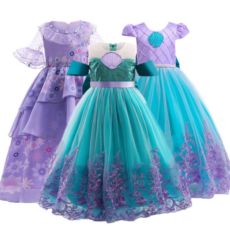 

Girl's Dresses Dress Birthday Party Costume Girls Clothing Princess Kids ClothesGirl's, Mermaid