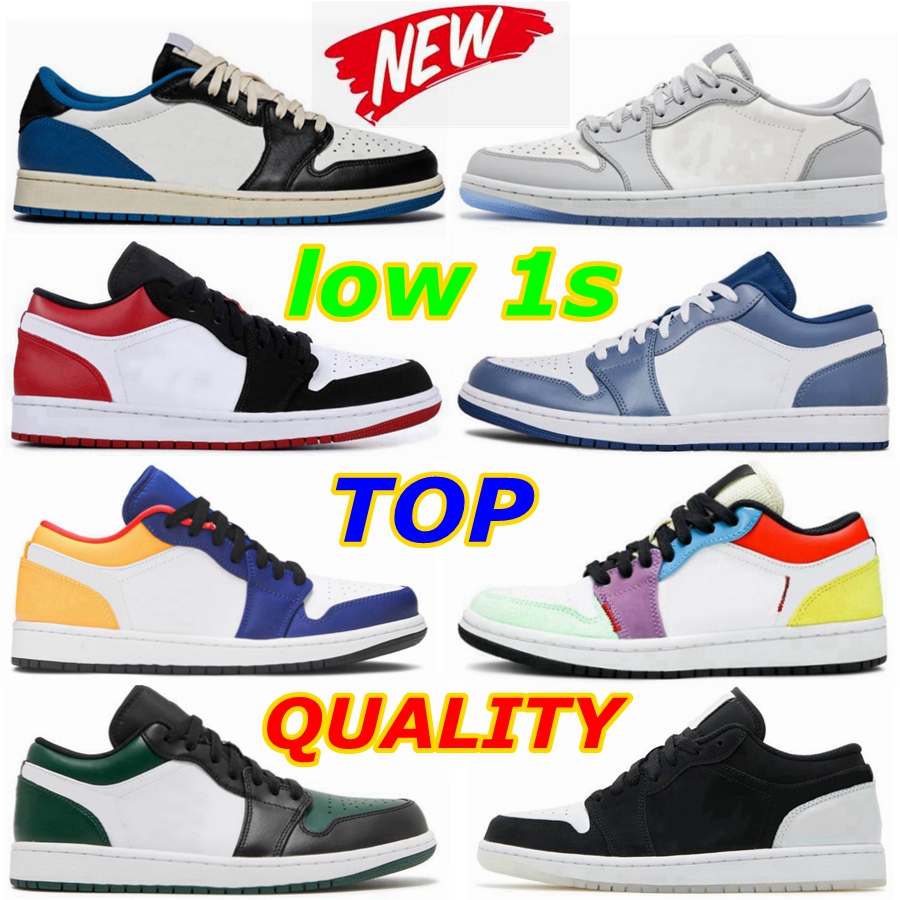 

Jumpman 1 1s Low Basketball Shoes Fragment x Cactus Mocha Light Smoke Grey UNC Men Women Sneakers University Blue Pine Green White Tan Gum Triple Black Banned Trainers, 27