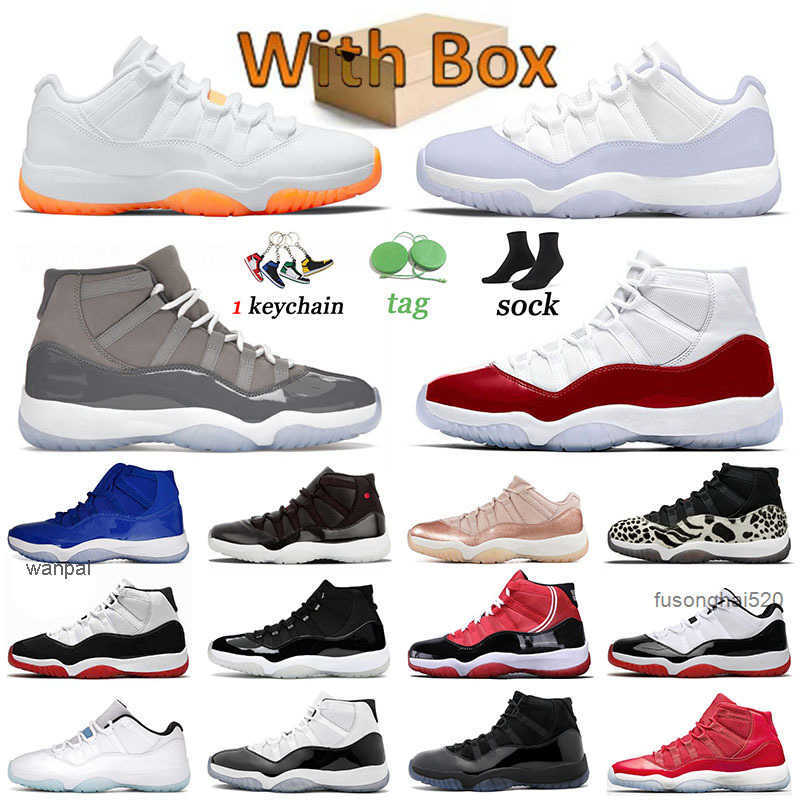

Authentic 11 11s Jumpman Sports Basketball Shoes Low Space Jam Concord Cherry Cool Grey Men Women Animal Instinct Citrus Le OG designer shoes, 36-47 citrus