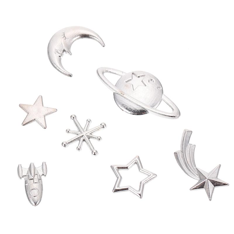 

Charms 70pcs Jewelry Pendants Star Moon Planet Filling Accessories For Epoxy Resin Crafts