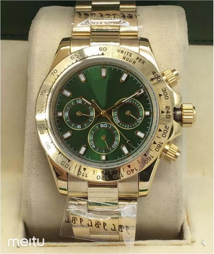 

Luxury Mens 116508 116500 Designer Watches Montre De Luxe Asian 2813 Automatic Movement Wristwatches Ceramic Bezel 316L Steel Watrtproof sapphire glass wtach, Black