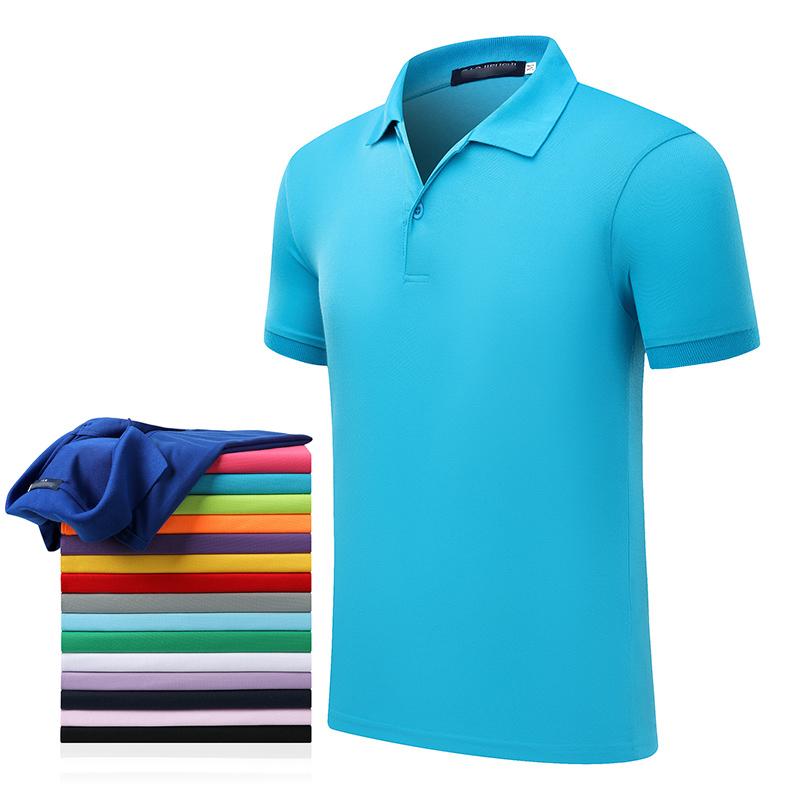 

Men' Polos High-end Shirt Custom Work Clothes For Men And Women Short Sleeve Unit Training Uniform Lapel Embroidered LogoMen' Men'sMen, Gray