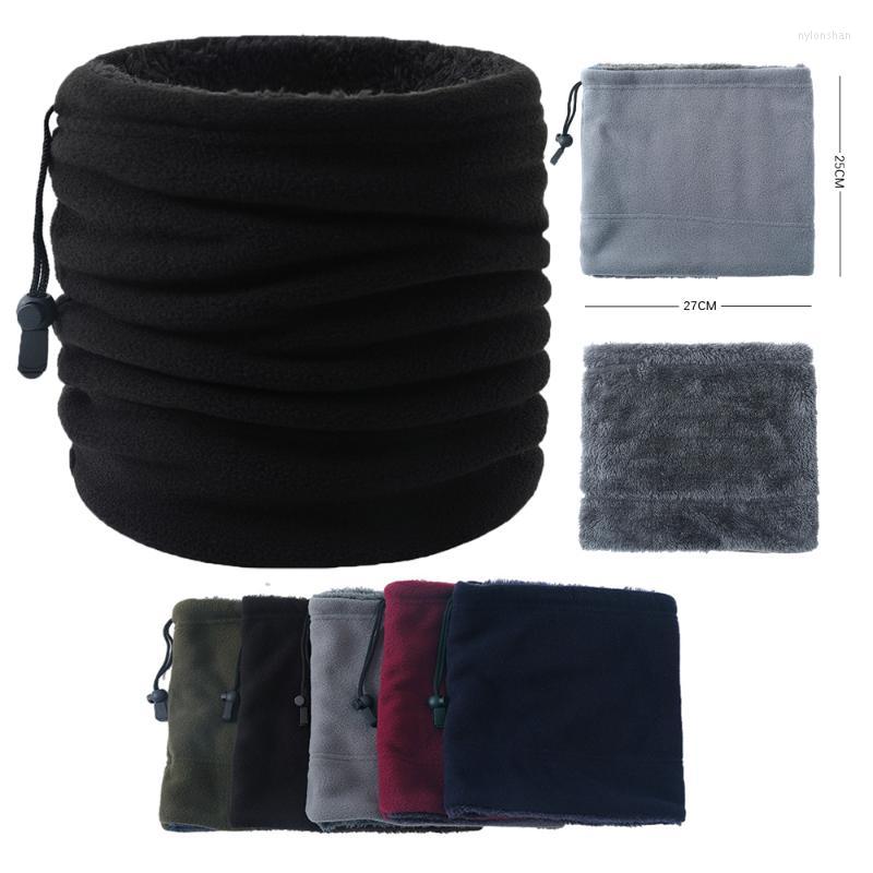 

Bandanas Winter Fleece Neck Bandana Thermal Motorcycle Tube Warm Windproof Camping Scarf Hiking Face Mask Cycling Men Women HeadwearBandanas