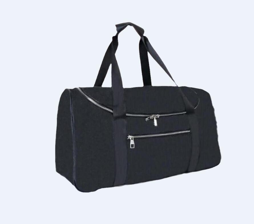

Fashion Mens Duffel Bags Luxurious women travel pu leather luggage duffle bag Black flower Designer handbags large capacity sport 55CM high quality Suitcases