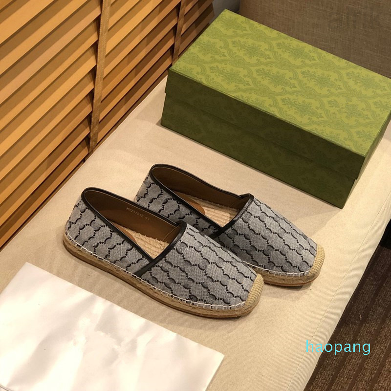 Chaussures de moellerie classiques Espadrilles Luxury Designer Sneakers toile et vraie mouton à deux tons Hood-Toe Fashion Men Femmes Femmes 35-4
