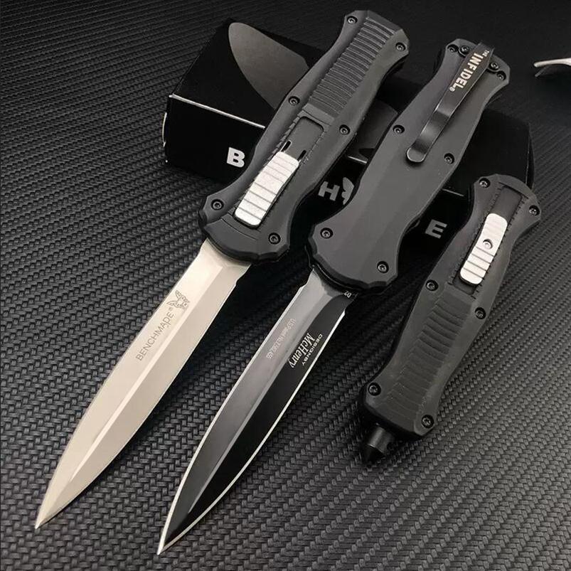 

Benchmade Infidel 3300 Pagan Automatic knives D2 Steel Machined EDC Pocket BM42 Tactical gear Survival knife with sheath Mini BM 5242r
