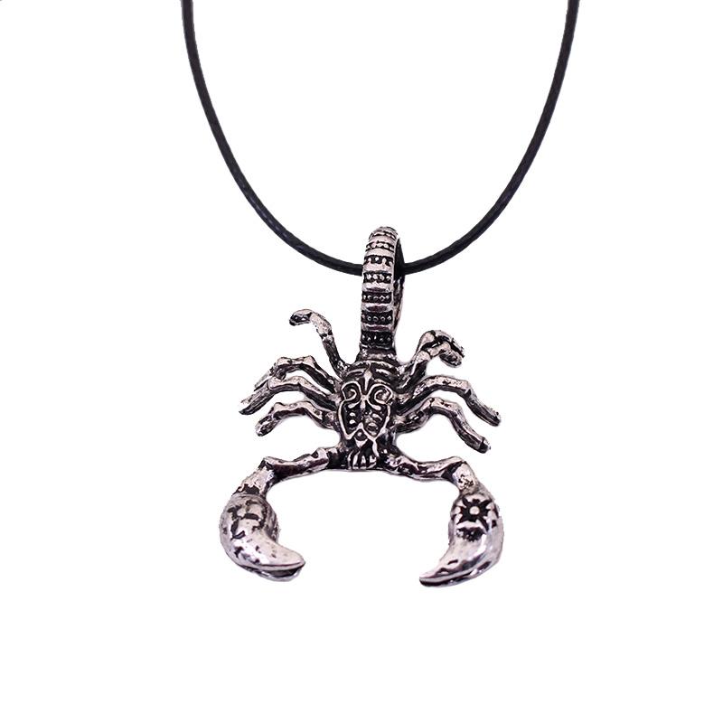 

Pendant Necklaces Fashion Retro Punk Scorpion Necklace Men's Personality Animal Collar Choker Wholesale Birthday Jewelry Gift WholesaleP