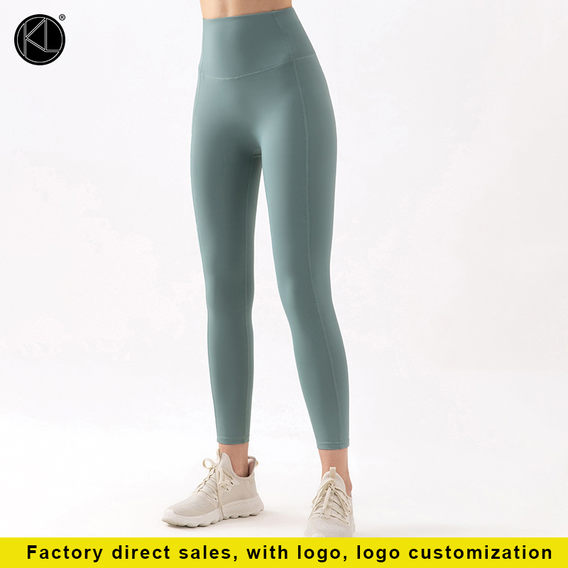 

KALAYOGA Women's Sexy High Waist Yoga Leggings Four-color Slim Hip Pants Fitness Running Shaping Gym Sweatpants DS105, Blue