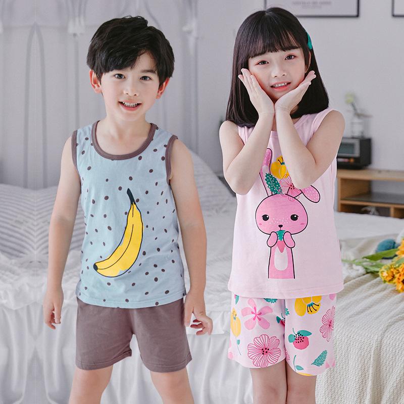 

Clothing Sets Boys Girls Clothes Set 2 To 3 4 5 6 7 8 9 10 Years Old Summer Cotton Teenager Kids Outfit Banana Toddler Vest Pants 2PCSClothi, Cad01