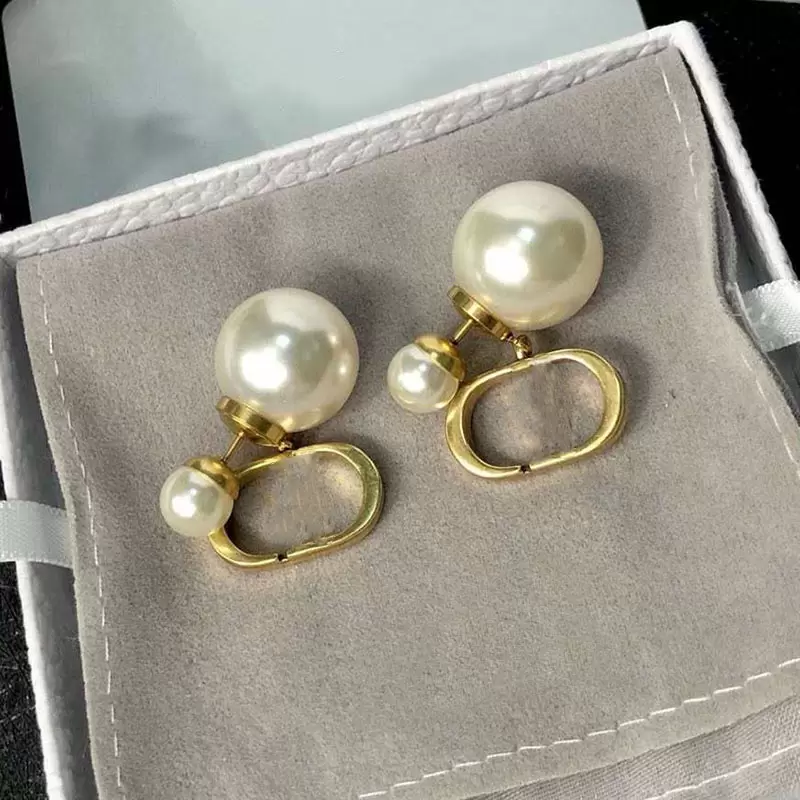 

2022 New Hot Stud women's pearl Earrings Classic letter Ear men Earring Gold Silver Jewelry Accessories High quality fashion Gift for Girls with Box