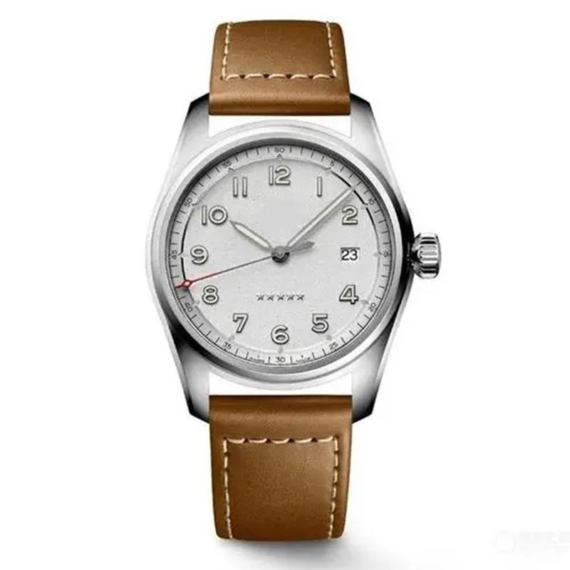 

Wristwatches 2022 Spirit Series Top Luxury Watch Sport Wrist Watches For Men Brand Leather Strap Business Wristwatch Calendar Boyfriend Gift