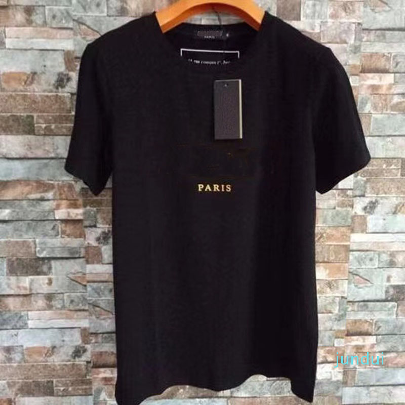 2024 T-shirts masculins Mélange de coton à manches courtes pour le tshirt de mode de marque d'été avec lettre de marque 5 couleurs en gros