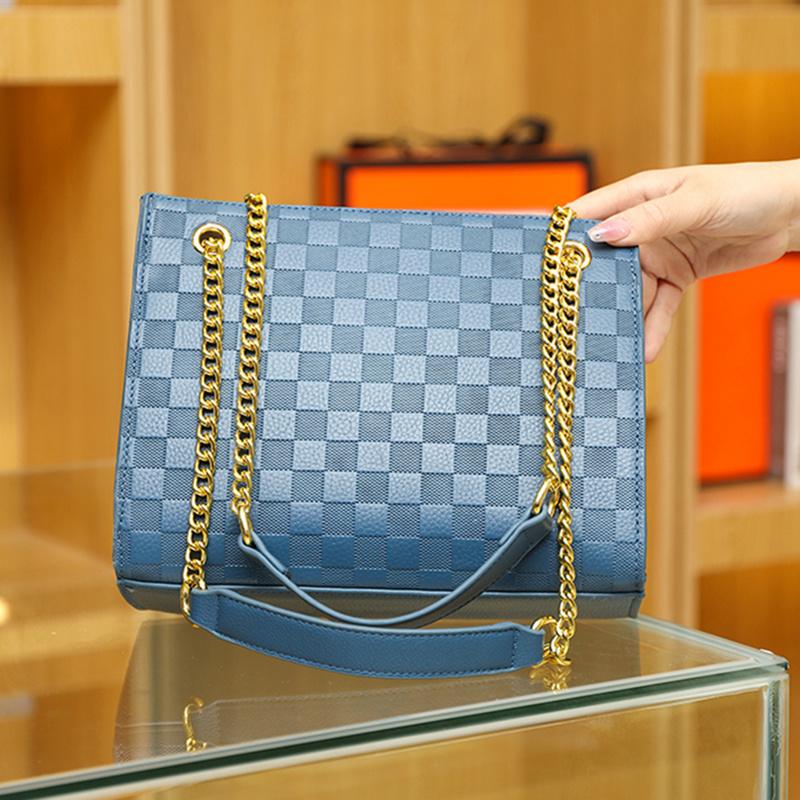 

Evening Bags High Quality Women Genuine Leather Shoulder Bag Designer Chain Ladies Messenger Luxury Female Large Capacity Crossbody BagEveni, Beige