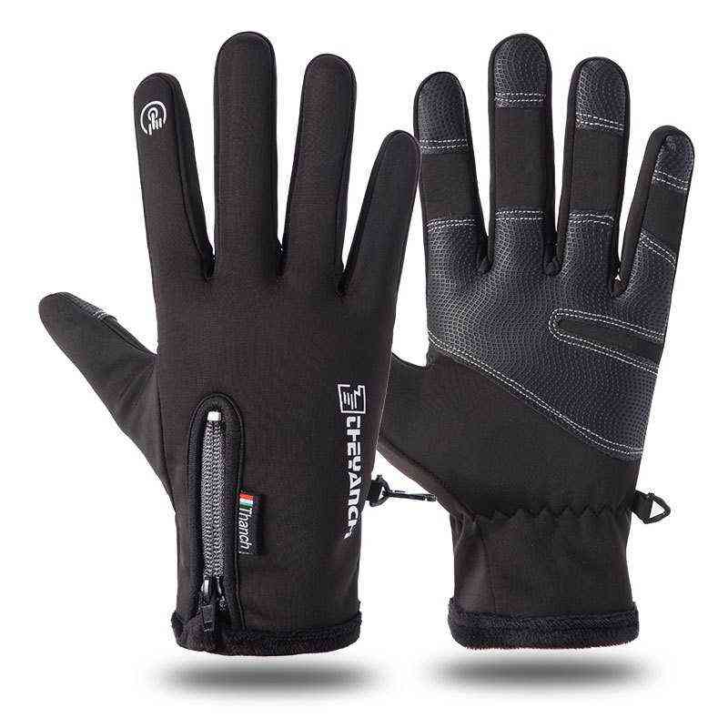 

Cycling Gloves Winter Touch Screen Men's Ski Warm Rainproof Riding Full Finger Snowboarding Bike Sports Thermal Mitten Glove 220729