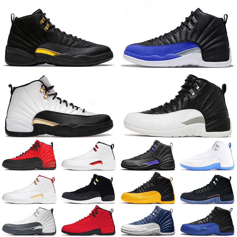 

JUMPMAN 12 12s Mens Basketball Shoes Twist Ovo White FIBA Hyper Royal University Blue Gold The Master Taxi Dark Concord Flu Game Utility Roy Trainers, 30