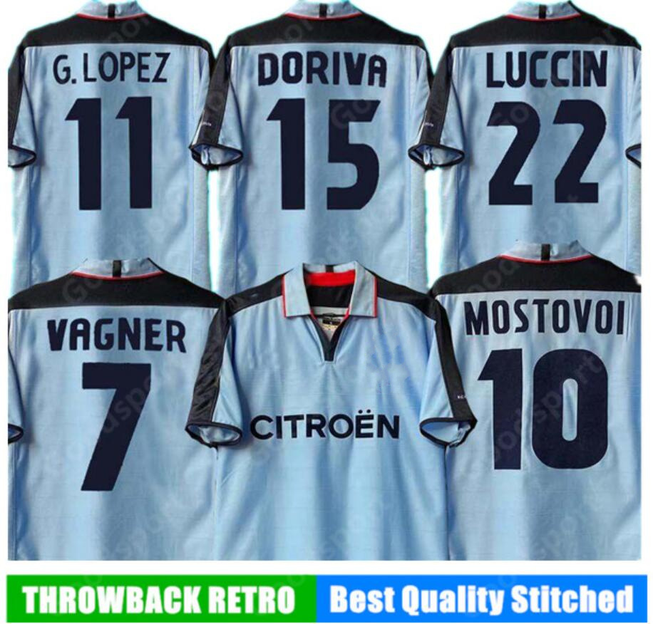 

MOSTOVOI RETRO jersey10 CONTRERAS 15 G. LOPEZ 11 ILIC 25 PINILLA 18 OUBINA 28 03 04 vintage soccer SHIRTS, 03/04 home