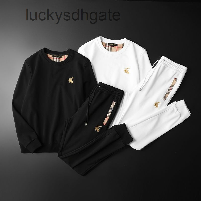 

Designer BB R Hoodies and Fleece Coat Sportswear leisure suit men's 2022 spring high-end war horse sweater pan, White