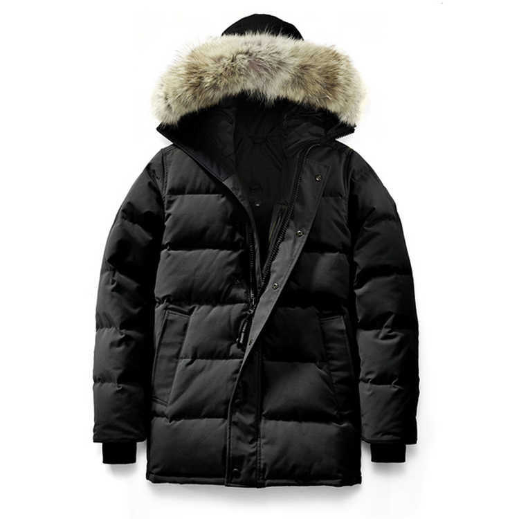 

Mens Down Jackets Canada Parka E47 Winter Waterproof Cloth Men Wolf Fur Jacket Hooded Fourrure Outwear Raccoon Furs Warm Coat, 00