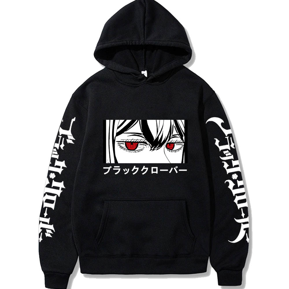 

Anime Black Clover Hoodies Harajuku Secre Swallowtail Manga Sweatshirt Oversized Long Sleeve Men Women Winter Hoodie Streetwear G220813, Red