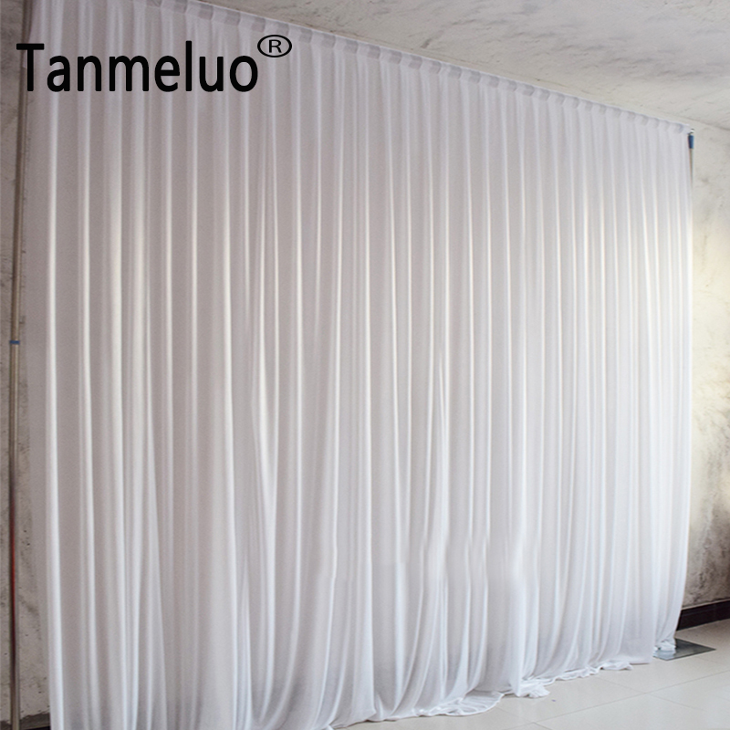 

4x4M Ice silk fabric drapes panels hanging party backdrop curtains wedding decoration drape events background cloth for stage, As described