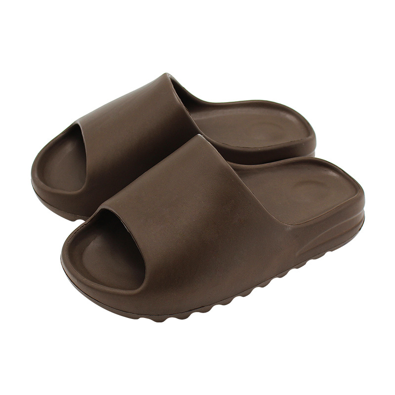 

Indoor Comfortable Soft Slippers Men Women Non-slip Bathroom Home Shoes Flat EVA Thick Sole Slides Women's Beach Sandals, Yellow