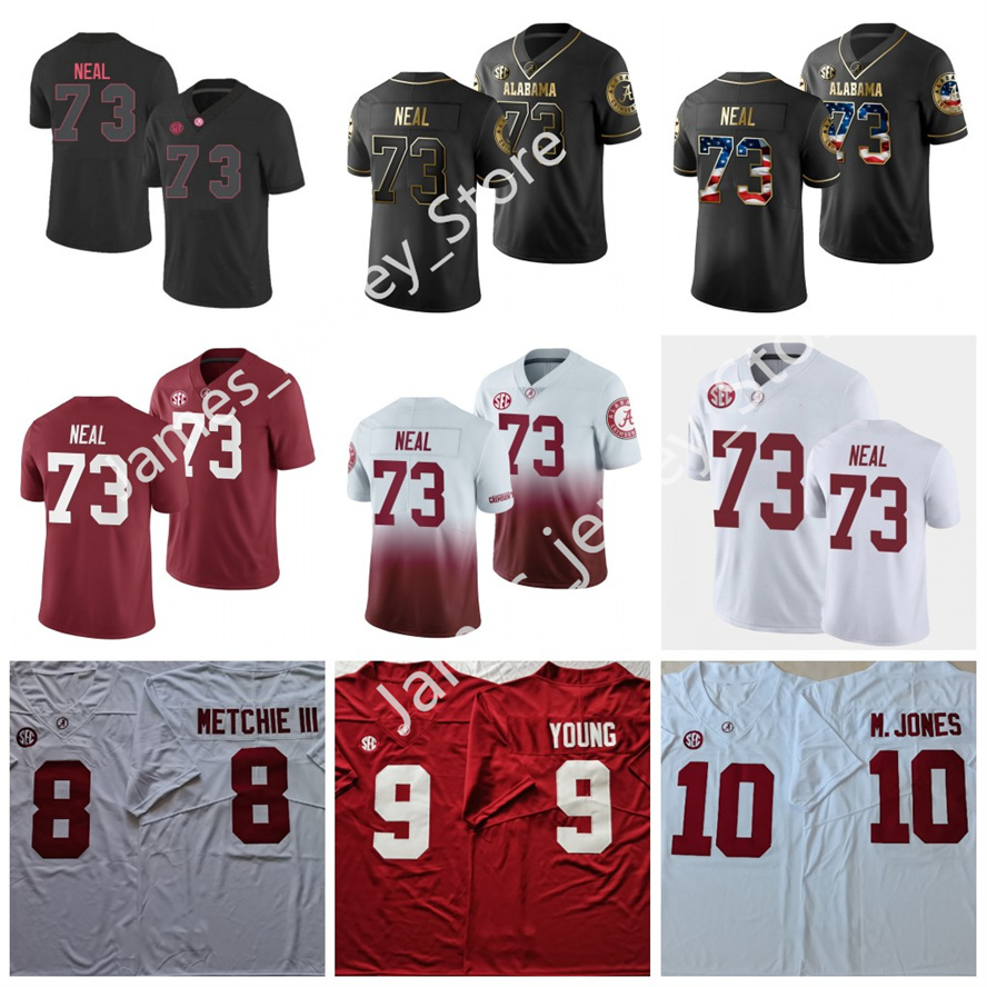

73 Evan Neal Jersey Alabama Crimson Tide Black Golden White Red Crimson Edition Limited Jerseys NCAA Football Stitched Final projections ahead of the first round