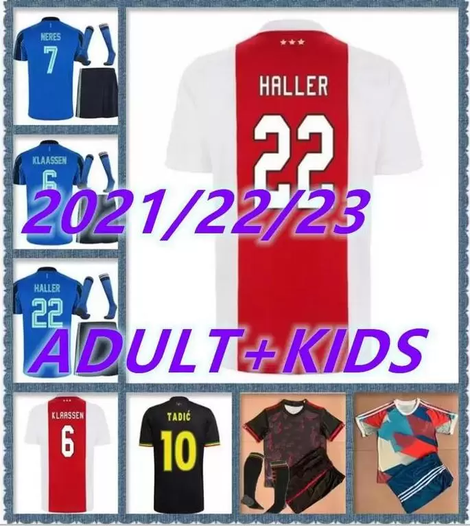

21 22 Ajaxs black third Bob Marley soccer jersey 2021 2022 KUDUS ANTONY BLIND PROMES HALLER NERES CRUYFF LITTLE BIRDS football kit shirt 3rd uniforms, Grey