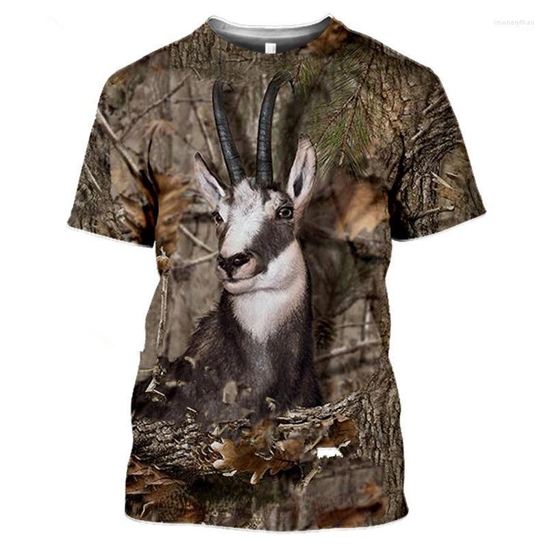 

Men's T-Shirts Camouflage Hunting Animal Boar 3D Printed T-Shirt Summer Casual Men's Outdoor Camping Short Sleeve Jacket SleeveMen's Imo