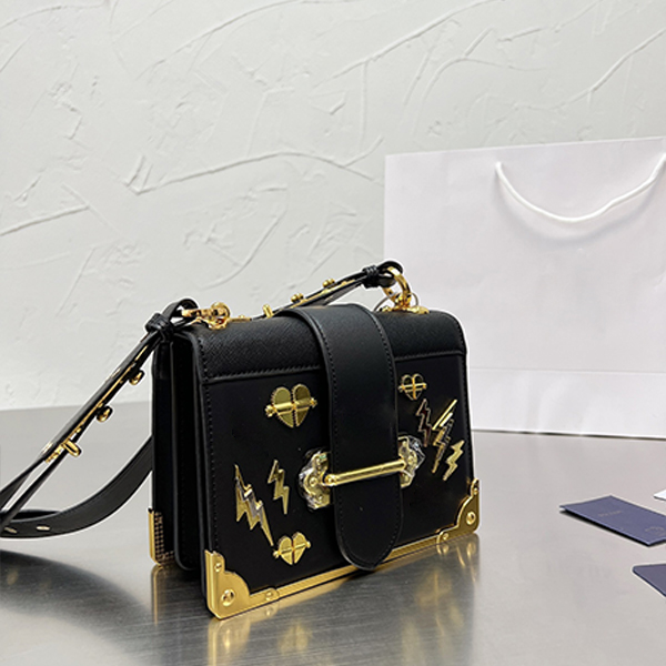 

High sense quality Organ bag P trend retro small bag female 2022 new box bags fashion Portable Single Shoulder Messenger mobile phone, Customize