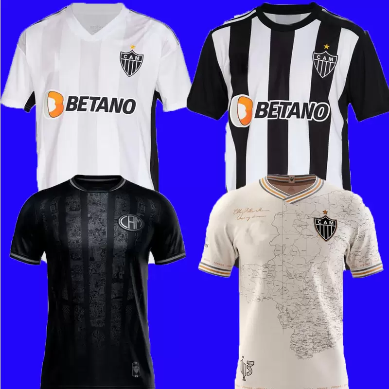 

2022 2023 Atletico Mineiro Soccer Jersey G. Arana Nathan Silva Manto da Massa 113 special edition champions 22 23 Fred Cazares Otero Moura home away Football Shirt 222, Blue
