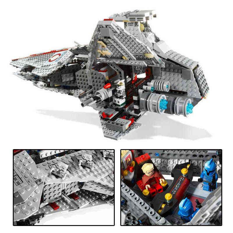 

New 05042 Compatible With 8039 Star Venator Set Republic Toy Attack Cruiser Model Wars Building Block Bricks Birthday Gifts G220707