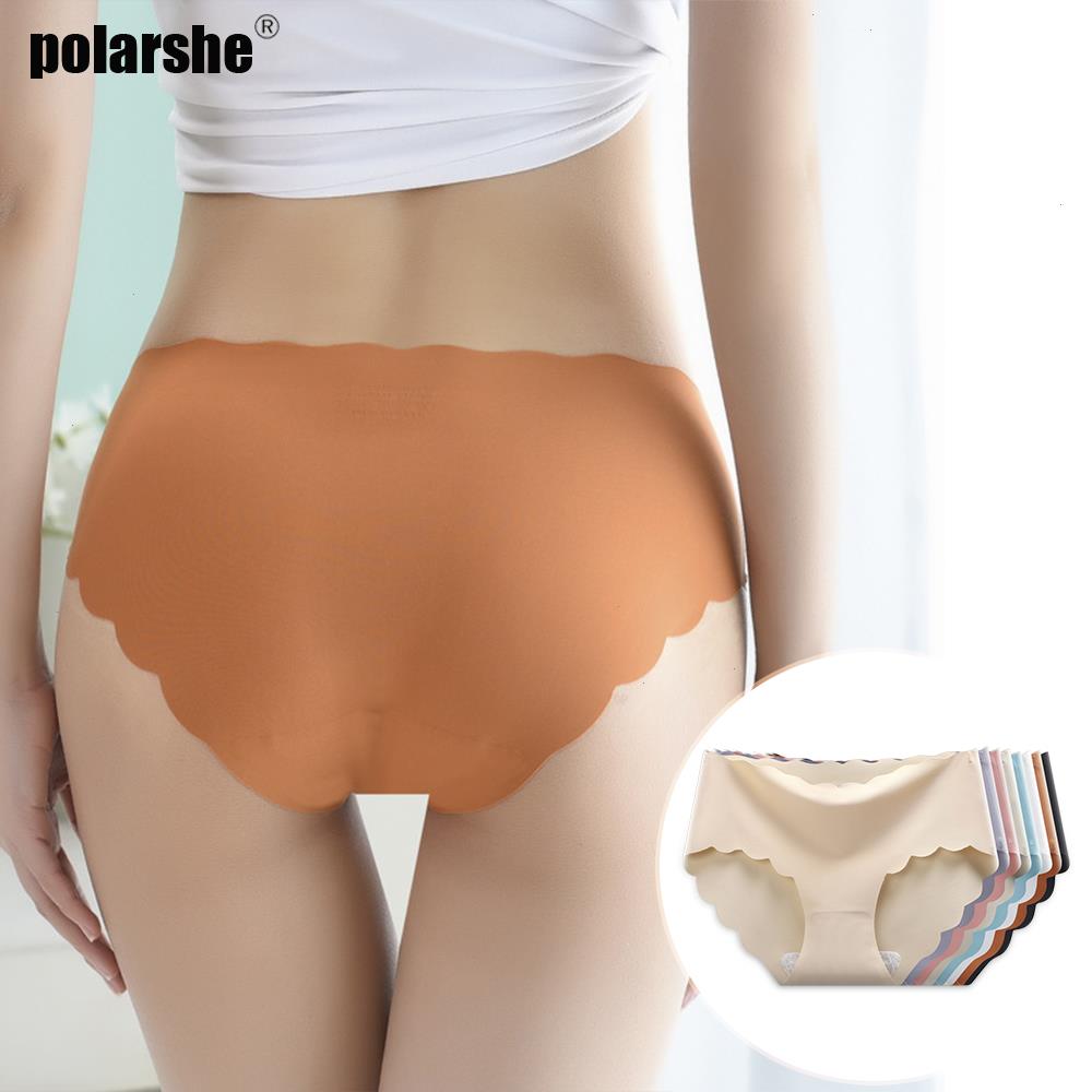 

3pcs Set Womens Seamless Sexy Panties Underwear Silk Girls Briefs For Women Cotton Black Underpants, Pink blue green