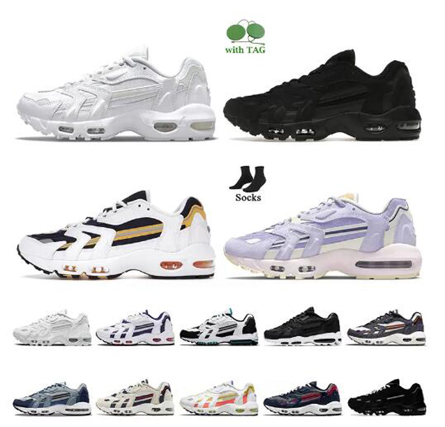 

Fashion 2022 Women Mens 96 96s Running Shoes Triple White Bright Mango Black Goldenrod Purple Dawn Midnight Navy Magic Ember Bred Blackened Blue Trainers Sneakers, B17 bred 40-45