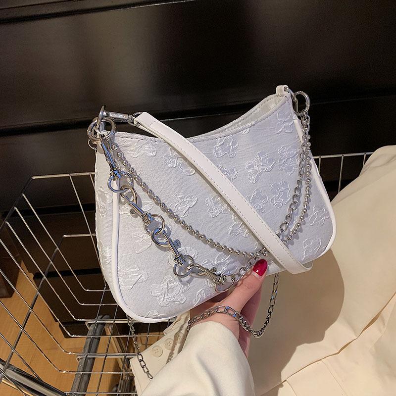 

Evening Bags For Women 2022 Luxury Handbags Bolso Fashion Retro Handbag Female Shoulder Bag Messenger Chain FlowersEvening EveningEvening Ev, Black