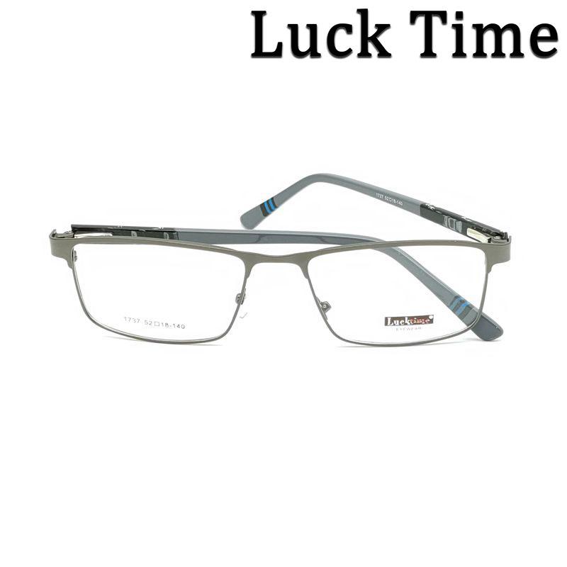 

Fashion Sunglasses Frames Luck Time Fathion Metal Glasses Frame Men Square Eyewear 2022 Full Optical Prescription Eyeglasses #1737