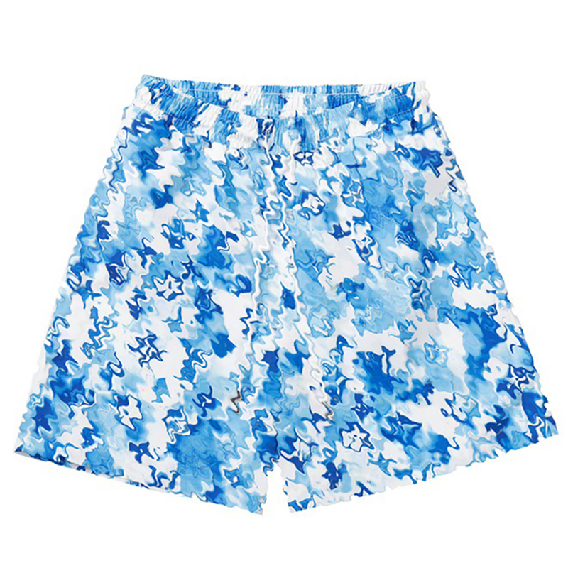 Men Shorts Loose Casual Color Classic Letter Print Mens Shorts Comfortable and Breathable Beach Pants 4 Styles-image-762815210