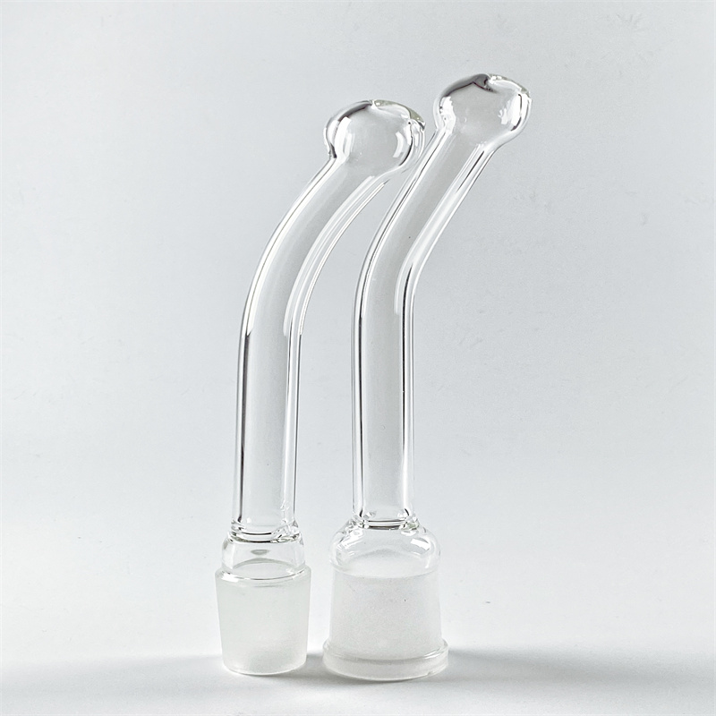 

High quality 18 8mm glass hookah female and male nozzle arc adapter for water gun