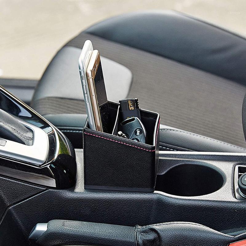 

Car Organizer Water Cup Storage Box Square Mobile Phone Holder Coin Collector