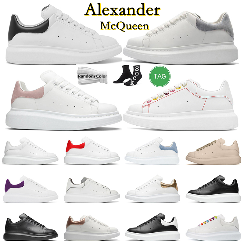 

Designer Sneakers Mc Queens Alexander Casual Shoes Unisex Chaussures Luxury Men Women Platform Shoe Black Suede Triple White Mens Womens Outdoor Trainers 36-45, #1